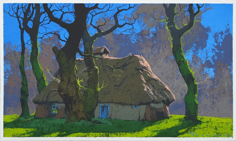 Obraz Szkic 214 autorstwa Artem Rohovyi, rozmiar: 16x27 cm, wykonany z Gwasz, papier, medium Malarstwo, z Kharkiv, Ukraine, cena: $300