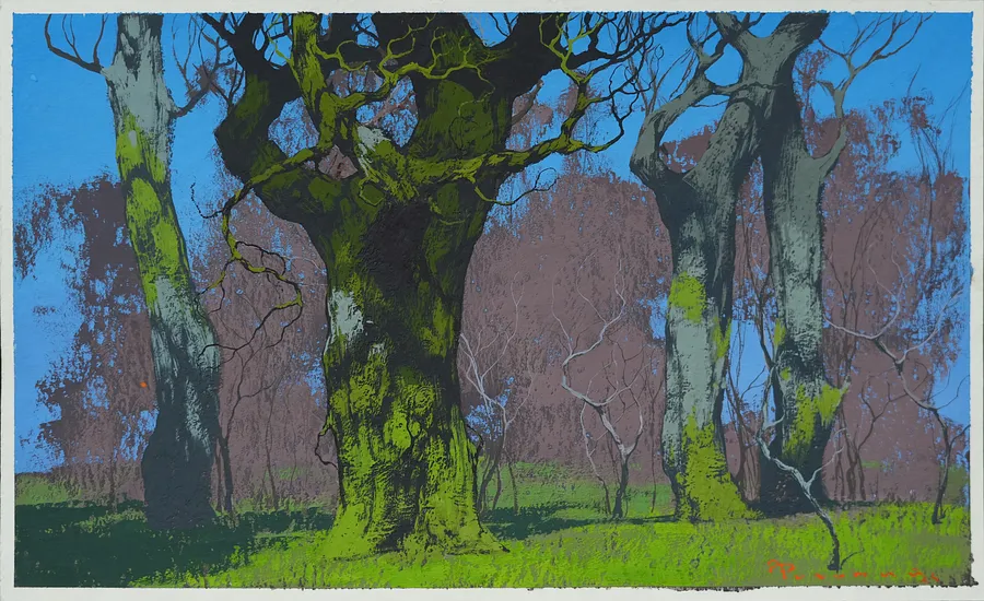 Imagen de Boceto 215 de Artem Rohovyi, tamaño: 16x27 cm, hecho de Gouache, papel, medio Pintura, de Kharkiv, Ukraine, con un precio de $300