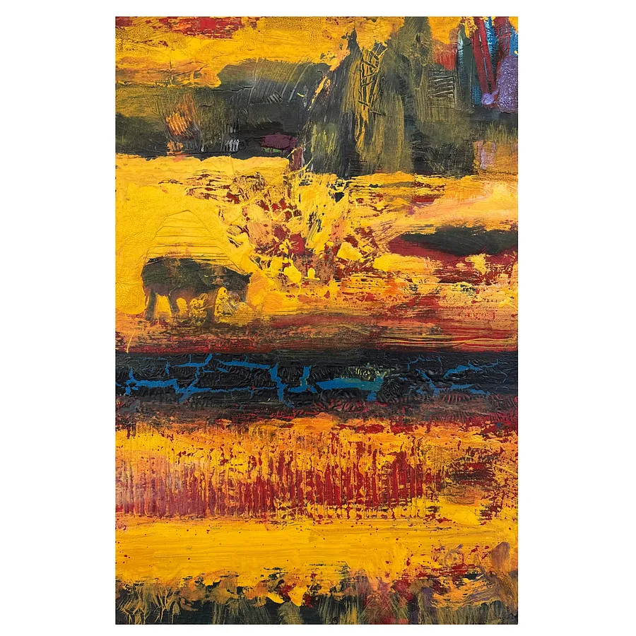 Image of autumn landscape  by Romanyshyn Roman, size: 60 х 40 см, made of полотно, олія, Painting medium, priced at $1700