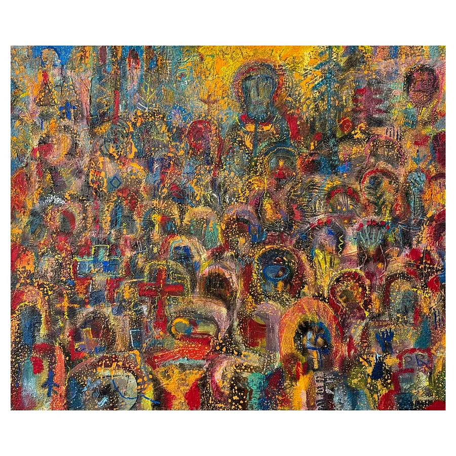 Image of festive by Romanyshyn Roman, size: 100 х 120 cm, made of canvas, oil, Painting medium, priced at $3500