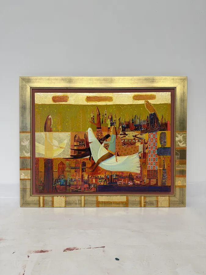 Immagine di Вершник на білому голубі di Roman Opalinski, dimensioni: 105х82, medium: Живопис, prezzo: $4000