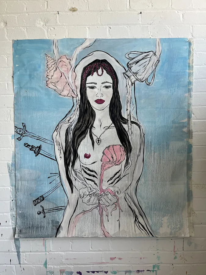 Immagine di Arcana 25: Abundance di Ellada , dimensioni: 100*115, medium: Painting, serie: Ellada’s Oracle, prezzo: £2500