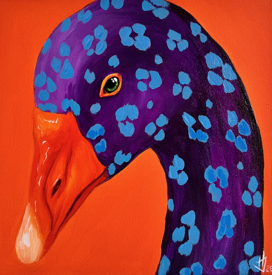Imagen de Póster “Leo” de Ivanka Nechyporyk, tamaño: 50x50cm, hecho de Papel, medio Impresión, de Kyiv, parte de la serie Posrets, con un precio de $120