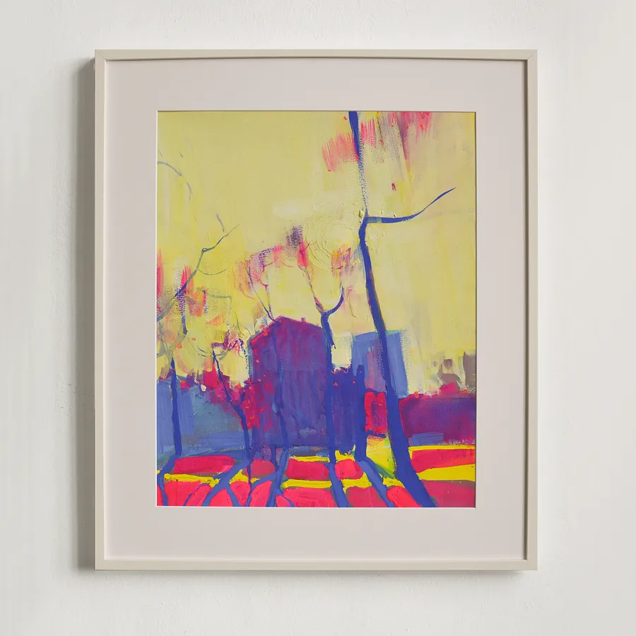 Immagine di Bright spring in Kyiv di Igor Nekraga, dimensioni: 50x40, materiali: Gouache on paper, medium: Pittura, città: Ukraine, serie: Gouaches, prezzo: $500
