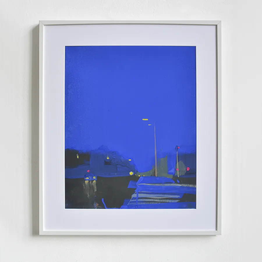 Obraz Evening on Bulvaro-Kudriavska Str. autorstwa Igor Nekraga, rozmiar: 50x40, medium Malarstwo, część serii Gouaches, cena: $500