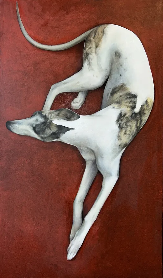 Imagen de The rest on the red carpet de Milana Levadna, tamaño: 97х57 cm, hecho de Oil, medio Живопис, de Lviv