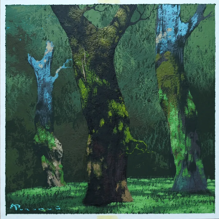 Immagine di Schizzo 218 di Artem Rohovyi, dimensioni: 16x16 cm, materiali: Gouache, carta, medium: Pittura, città: Kharkiv, prezzo: $250