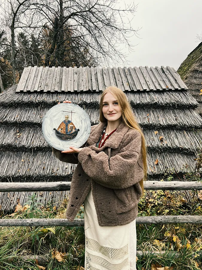 Portrait of Alina Hrubets, who works in the Painting style (Львів, Ukraine)