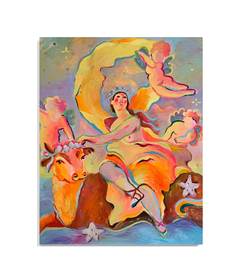 Imagen de La Europa de Notuko, tamaño: 130x160, hecho de Acrílico sobre lienzo, medio Pintura, de Ukraine Rivne , parte de la serie myths, con un precio de €2000
