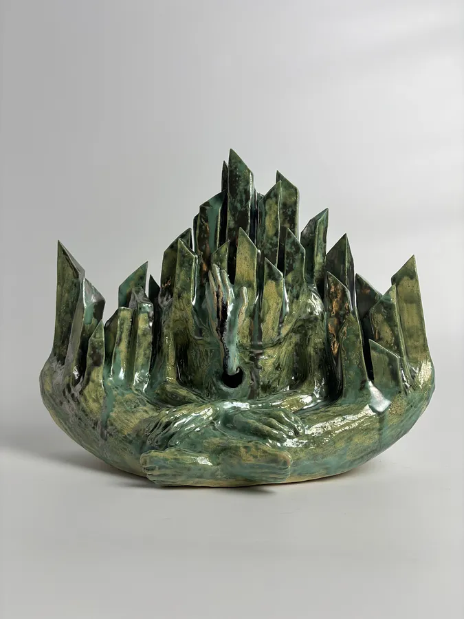 Imagen de Emerald de VITALIY KRASUTSKIY, hecho de Chamotte clay, glazes, medio Escultura, de Lviv, parte de la serie Series 1, con un precio de €1600 (≈ 82,833 грн)