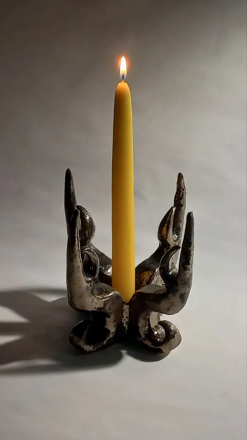 Image de підсвічник №2 par Вікторія Граб, taille : 15*13*13, médium кераміка, au prix de ₴500