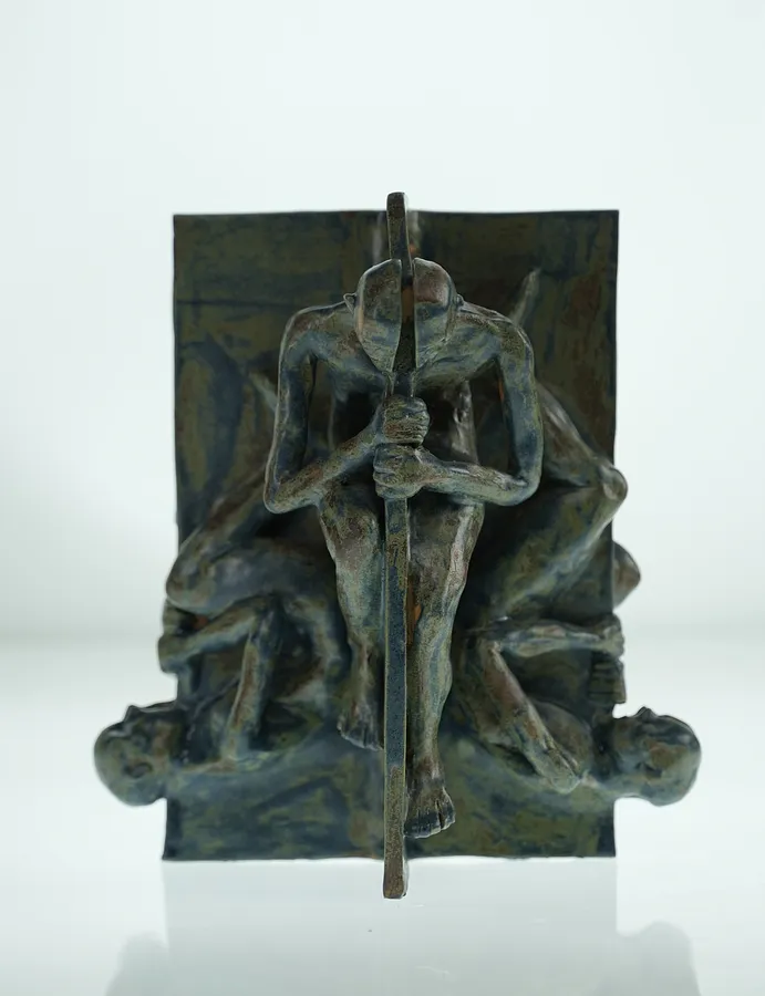 Imagen de Rebirth de VITALIY KRASUTSKIY, hecho de Chamotte clay, glazes, medio Escultura, de Lviv, parte de la serie Series 1