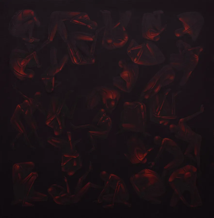 Зображення "Втрачені душі" від ДЕНИС ТИМЧИШИН, розмір: 75х75 см, матеріали: липова дошка, левкас, акрил, медіум: ІКОНОПИС, місто: Львів, ціна: $1500