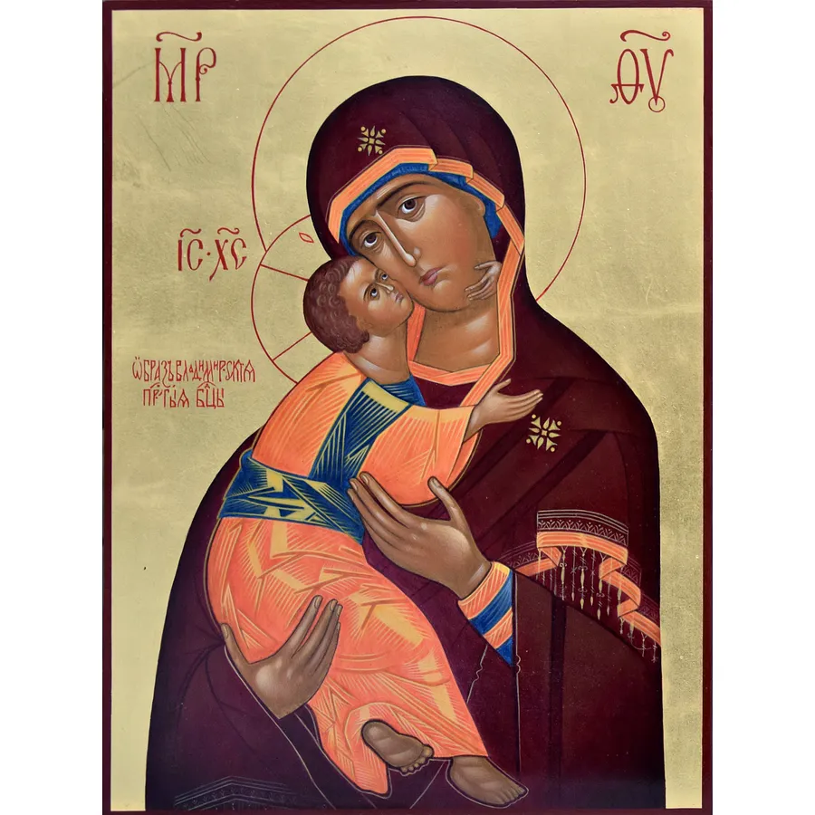 Image of Одигітрія  by ДЕНИС ТИМЧИШИН, size: 40х30 см, ІКОНОПИС medium, priced at $700