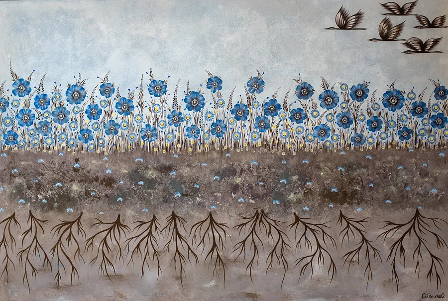 Image de Untitled par Olena Grishyna, taille : 60х90 см, médium Painting, au prix de €750