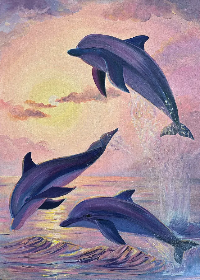 Immagine di Dance of freedom di Kate Bortnik, dimensioni: 60*80 cm, medium: Painting, serie: Africa, prezzo: $350