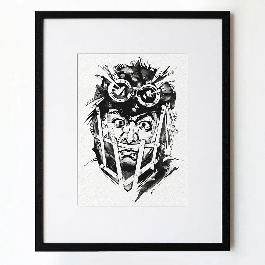 Immagine di Гонщик | Racer di Олександр Макогон, dimensioni: 46 x 52 cm, medium: Графіка, prezzo: $250