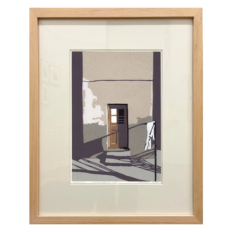 Obraz Подвір'я. Вулиця Снопківська autorstwa Турянська Олена, rozmiar: 18.5 х 27 см, część serii 1/2, cena: $600