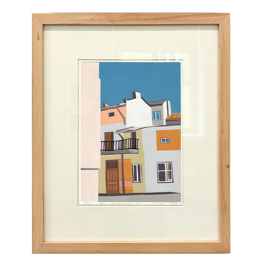 Bild von двір. вулиця Свєнціцьких von Турянська Олена, Größe: 19 х 26.5 см, zum Preis von $600