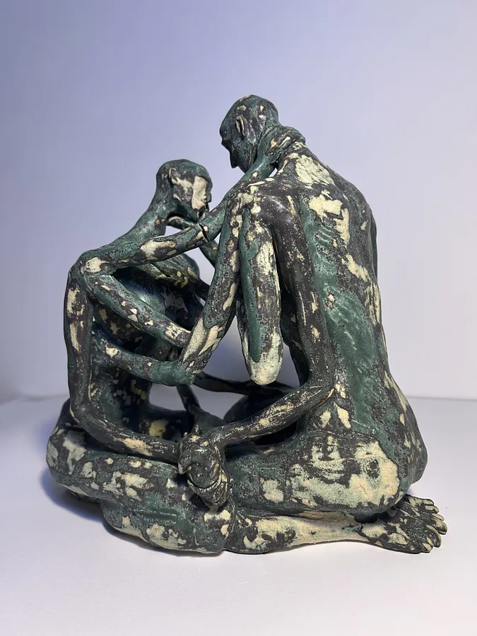 Imagen de Touch de VITALIY KRASUTSKIY, hecho de Chamotte clay, glazes, medio Escultura, de Lviv, parte de la serie Series 1