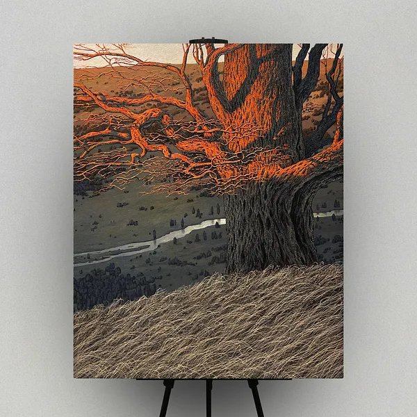 Imagen de Evening sun de Oleh Dron, tamaño: 80х100cm, hecho de Canvas, acrylic, medio Original artworks, de Lviv, Ukraine