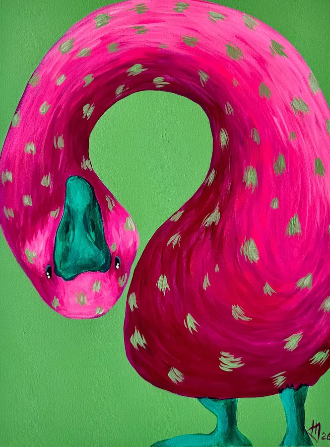 Imagen de Apretado de Ivanka Nechyporyk, tamaño: 30x40cm, hecho de Acrílico sobre lienzo, medio Pintura, de Kyiv, con un precio de $350