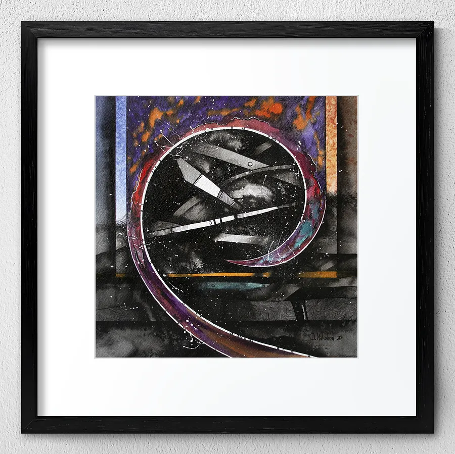 Image of Untitled by Alexander Makohon, size: 44 х 44 см, Живопис medium, priced at $150