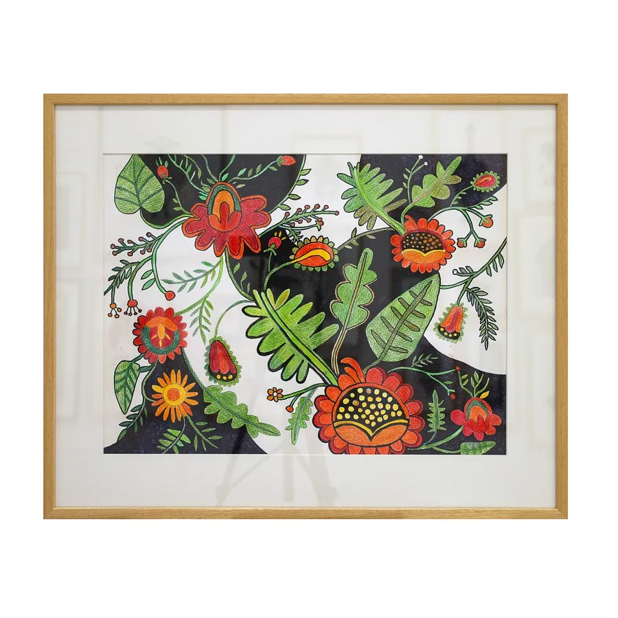 Image of Flowers by Paruta-Vitruk Olha, size: 36х48 см, made of Paper, pastel., Graphics medium, priced at $150