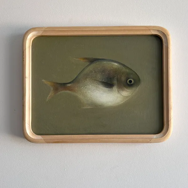 Image de Another fish par Milana Levadna, taille : 25x33, fabriqué avec Oil on canvas, médium Живопис, de Lviv