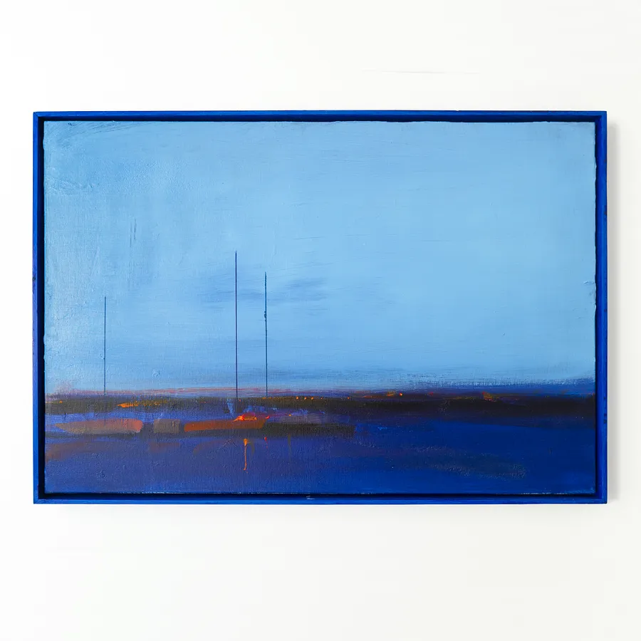 Immagine di Blue hour. Sea di Igor Nekraga, dimensioni: 40x60 cm, materiali: Acrylic on canvas, medium: Pittura, città: Ukraine, serie: Acrylics, prezzo: $500
