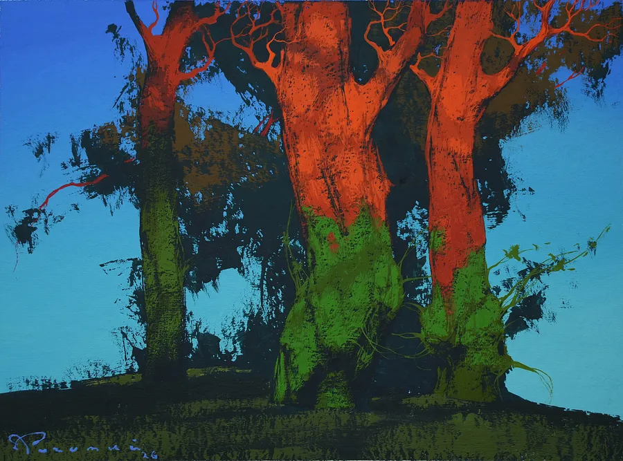 Imagen de Sketch 221 de Artem Rohovyi, tamaño: 17x23, hecho de Gouache, paper, medio Pintura, de Kharkiv, con un precio de $300