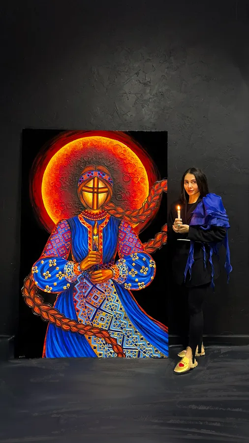 Portrait de Катерина Зубік, qui travaille dans le style Мішана техніка (Львів, Ukraine)