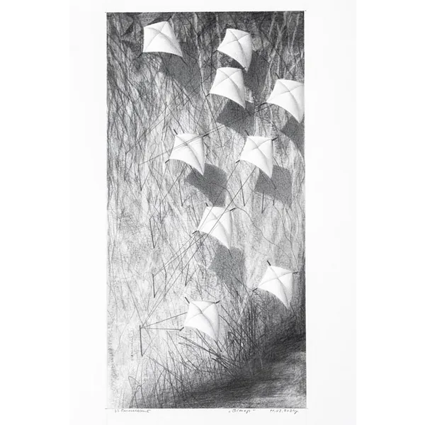 Image of "Wind" by Smolskyi Yurii, size: 30x15 cm, made of paper, Graphics medium, priced at $500