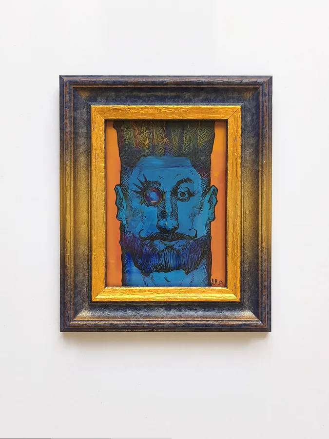 Immagine di Капітан di Oleksandr Makogon, dimensioni: 20 х 16,5, medium: Grafica, serie: Portraits, prezzo: $100