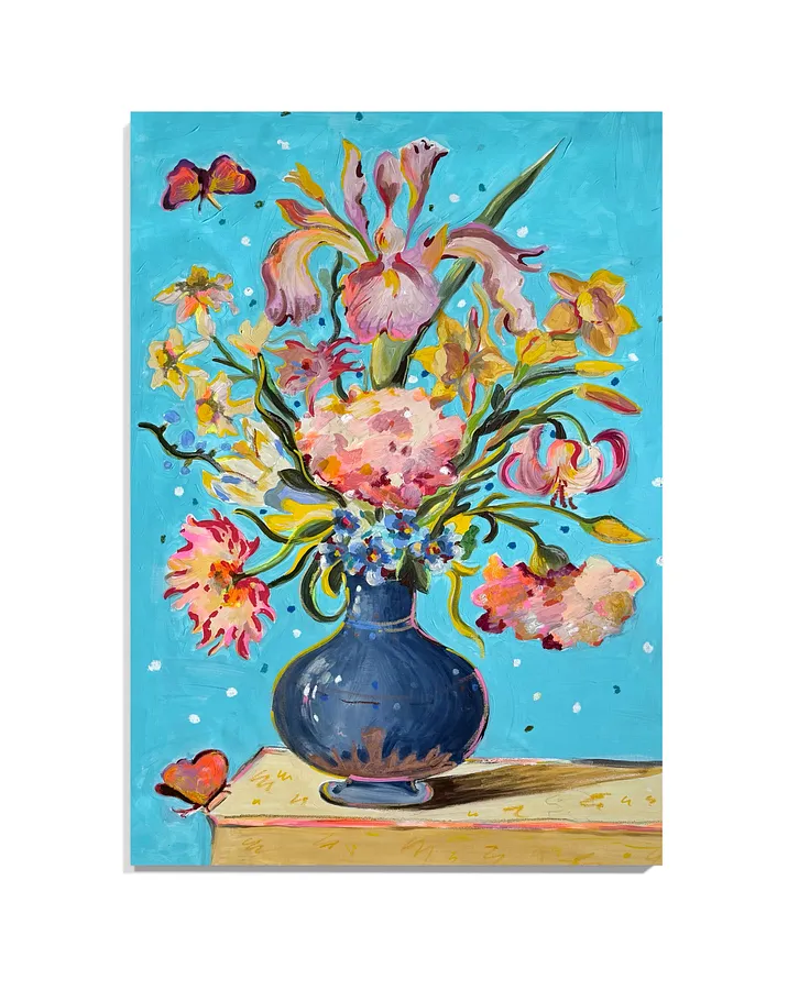 Obraz Flowers  autorstwa Notuko, rozmiar: 65x90, wykonany z Acrylic on canvas , medium Malarstwo, z Ukraine , cena: €470