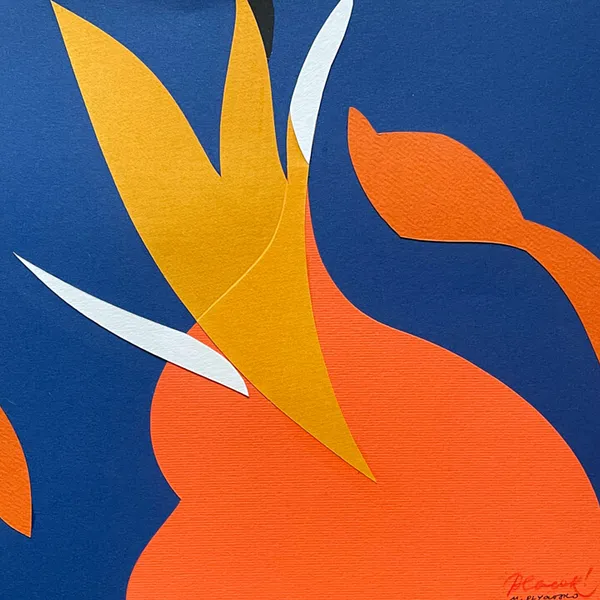 Imagen de «Ескіз 21» de Пляцко Марія, tamaño: 20x20 cm, hecho de папір, medio Аплікація, con un precio de $80