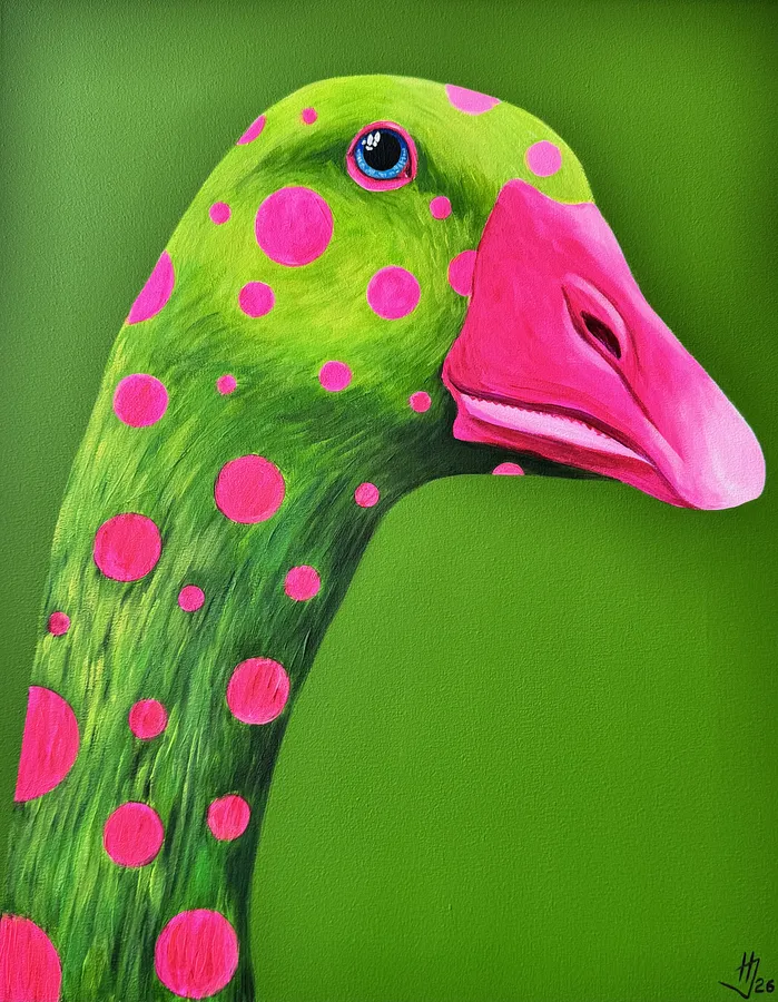 Imagen de Dopamina rosa de Ivanka Nechyporyk, tamaño: 40x50cm, hecho de Acrílico sobre lienzo, medio Pintura, de Kyiv, con un precio de $500