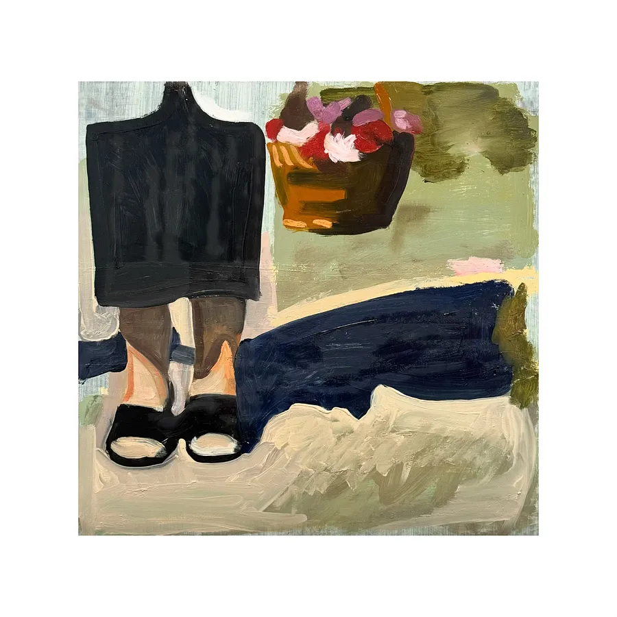 Imagen de "Spasa" de Adriana Shportan, tamaño: 35x35, hecho de oil on canvas, medio Painting, de London, parte de la serie Moments, con un precio de £450 (≈ 27,141 грн)
