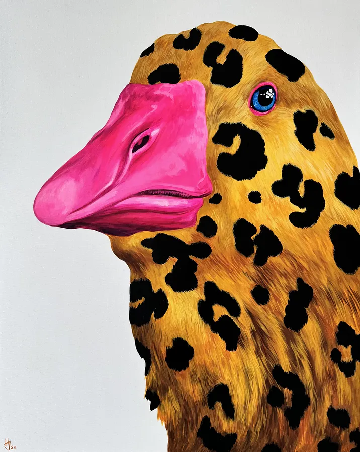 Imagen de Leo de Ivanka Nechyporyk, tamaño: 80x100cm, hecho de Acrylic on canvas , medio Pintura, de Kyiv, con un precio de $2500