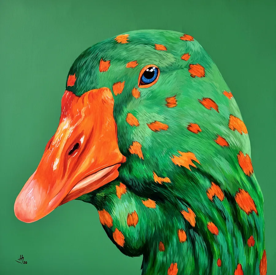 Immagine di Emergence  di Ivanka Nechyporyk, dimensioni: 100x100 cm, materiali: Acrylic on canvas , medium: Pittura, città: Kyiv, Ukraine, prezzo: $2600