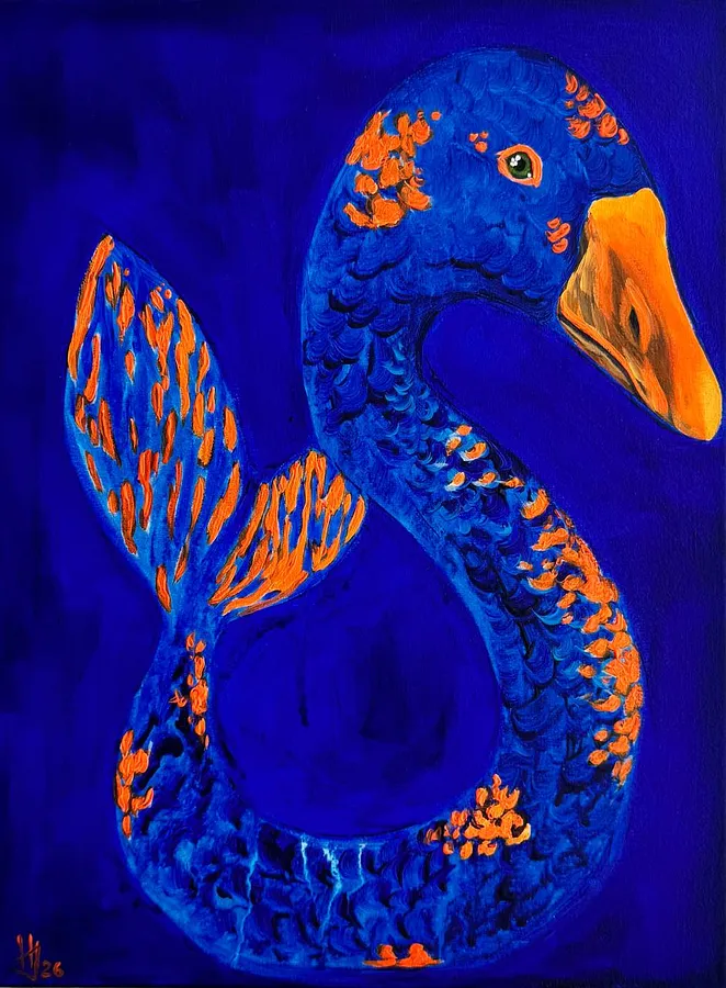 Imagen de Sea goose de Ivanka Nechyporyk, tamaño: 30x40cm, hecho de Acrylic on canvas, medio Pintura, de Kyiv, con un precio de $280