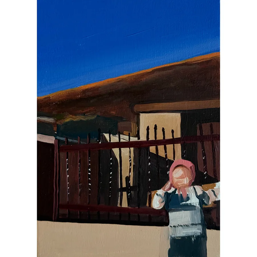 Imagen de SUN de Adriana Shportan, tamaño: 12.7x17.8, hecho de oil on wooden panel, medio Painting, de London, con un precio de £250 (≈ 15,064 грн)