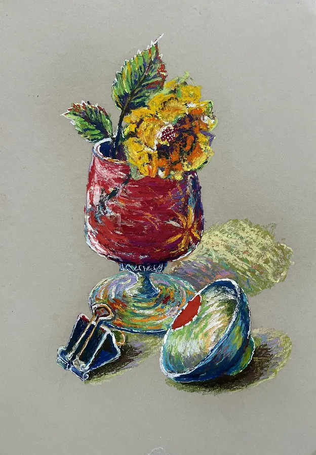 Imagen de  “Early spring” 20x30cm, Oil pastel, paper 2024 Pavlo Melnyk, de Pavlo Melnyk, tamaño: 21х30 см, hecho de Масляна пастель, папір, лак, medio Графіка, de Manevychi, con un precio de $50 (≈ 2,252 грн)
