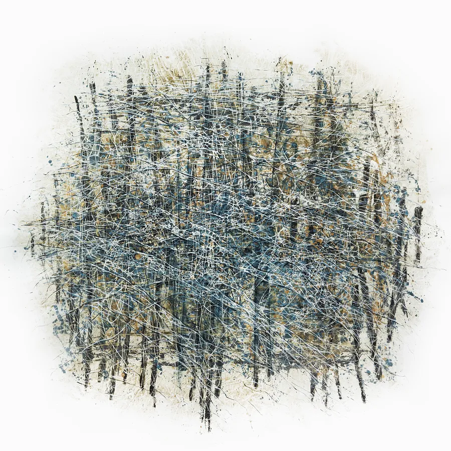 Immagine di Creation 1 di Liudmyla Davydenko, dimensioni: 200х200, materiali: oil/canvas, medium: Pittura, città: Lviv, serie: Isolines, prezzo: €6000