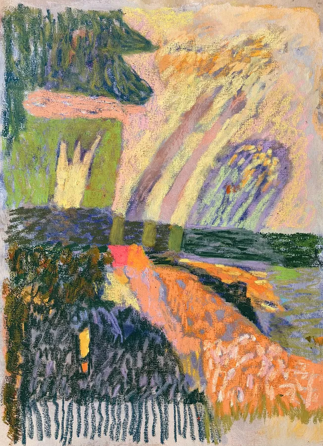 Image of Присутність by Yulianna Verba, size: 40*60, Живопис medium, part of the Практика Присутності series, priced at $500