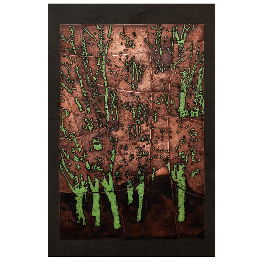 Image of November by Stratiychuk Oksana, size: 40 х 27 см, made of copper, enamel, Graphics medium, priced at $900