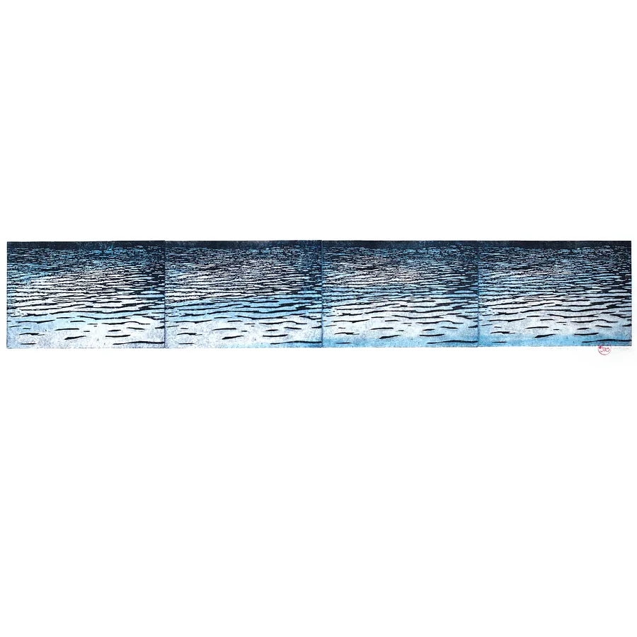 Image of Море І by Стратійчук Оксана, size: 24,5 х 140 см, Graphics medium, priced at $1000