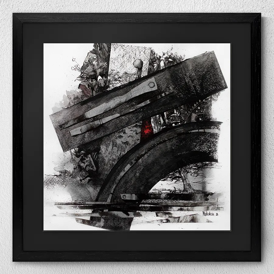Image of Untitled by Alexander Makohon, size: 48 х 48 см, Graphics medium, priced at $180