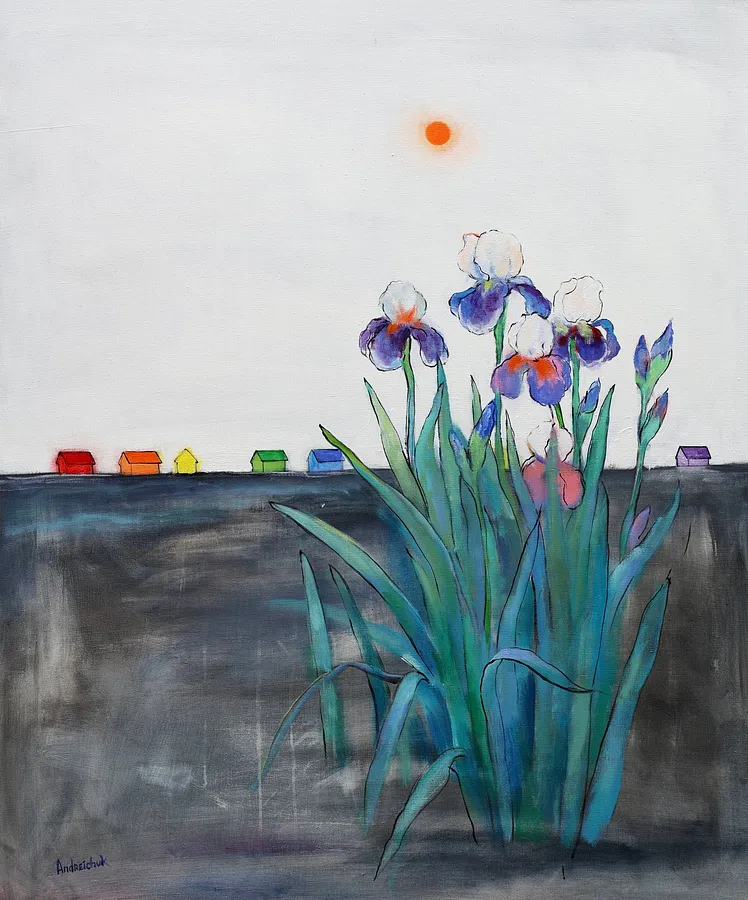 Obraz The Garden of Iris autorstwa Artem Andreichuk, rozmiar: 100 × 120 cm, wykonany z Canvas, medium Painting, cena: $1920