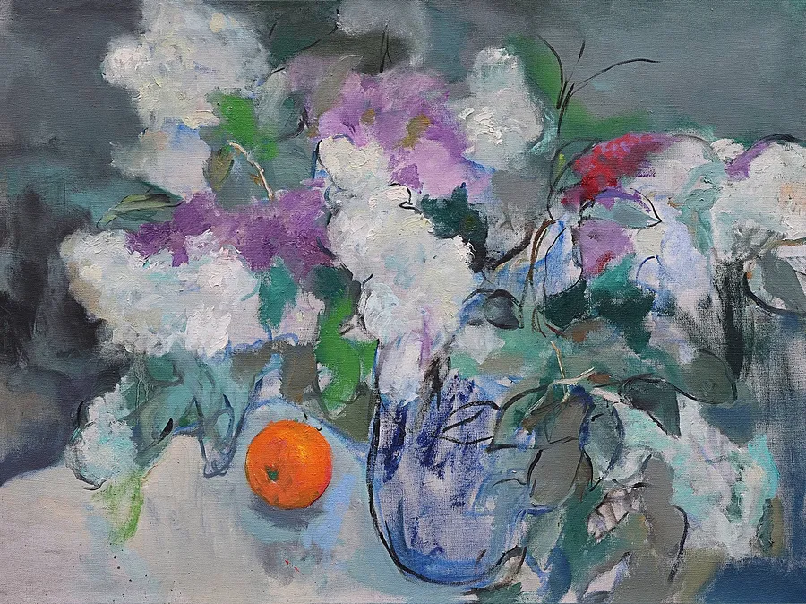 Imagen de Lilac de Artem Andreichuk, tamaño: 80 × 60 cm, hecho de Canvas, medio Painting, con un precio de $1660